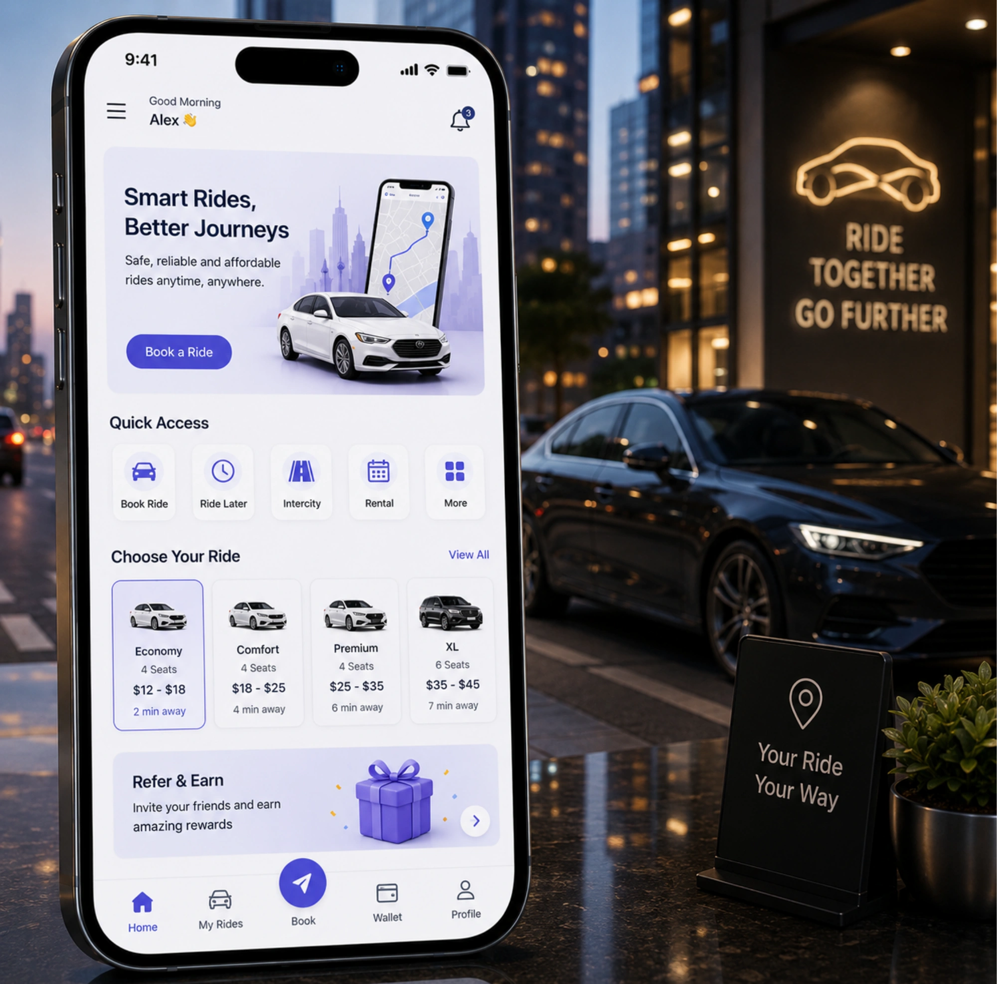 Custom Ride Sharing App Development
